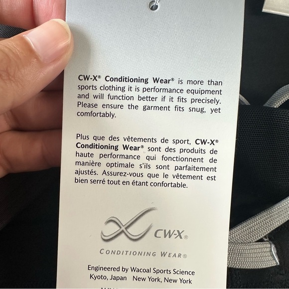 CW-X Staiblyx Ventilator Compression Shorts Womens Large Black Conditioning NWT - Picture 9 of 14